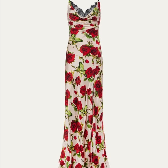 L’agence Venice Rose Lace Gown - Picture 1 of 6